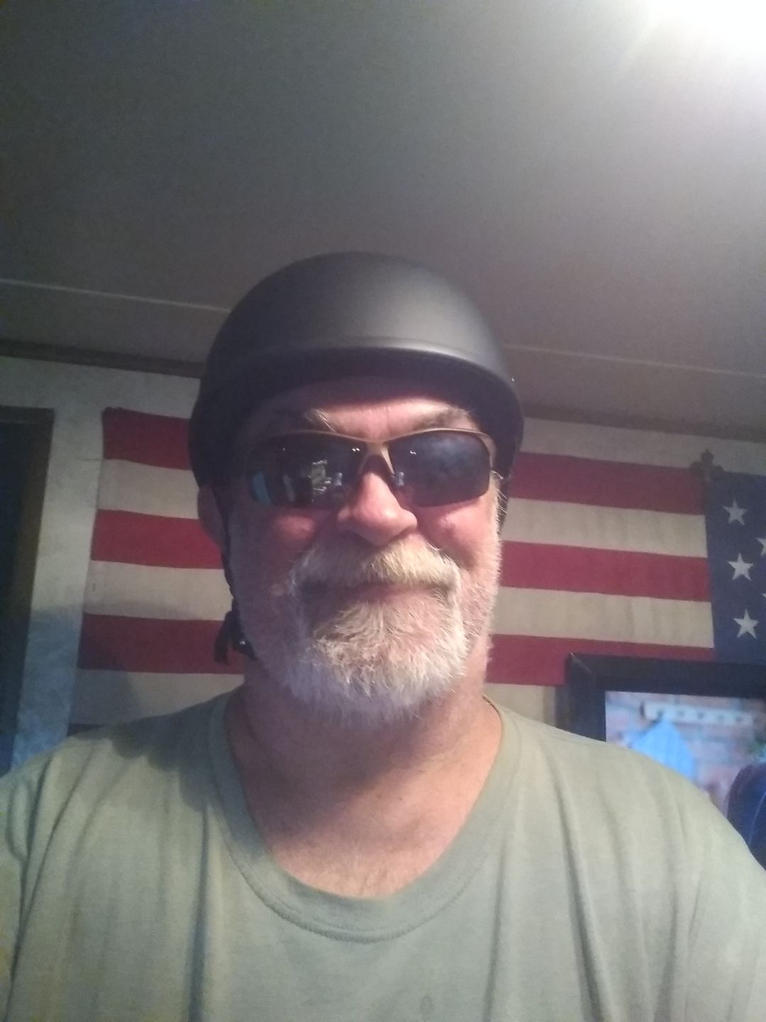 Customer photo review of Smallest Beanie Half Helmet