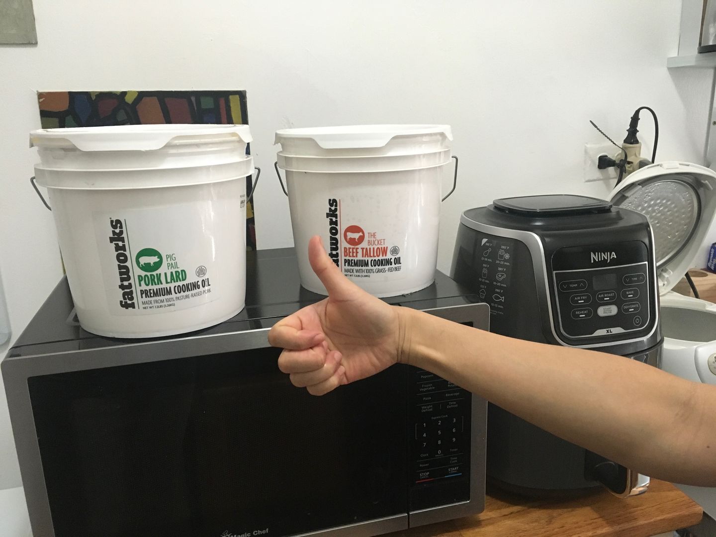 Customer photo review of Pig Pail- 1 Gallon