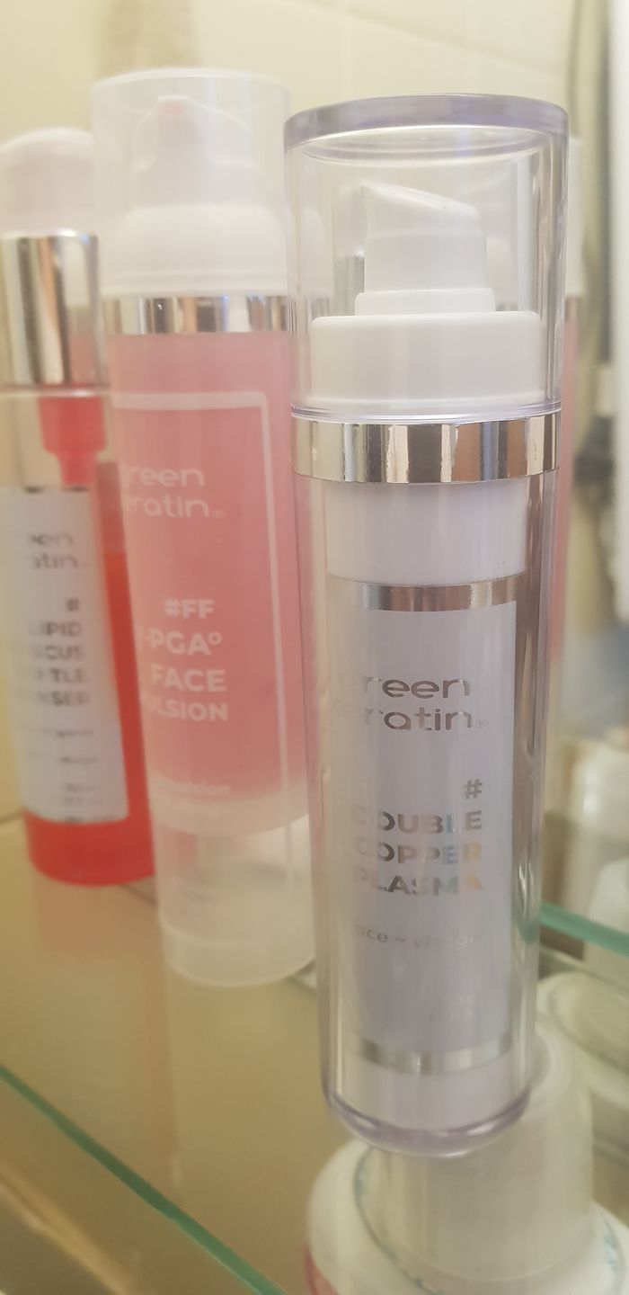 Customer photo review of DOUBLE COPPER PLASMA - Sérum pour le visage