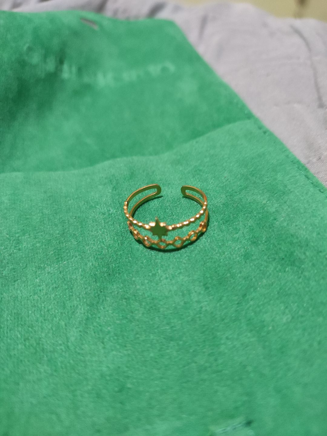 Customer photo review of Anillo Ajustable Star