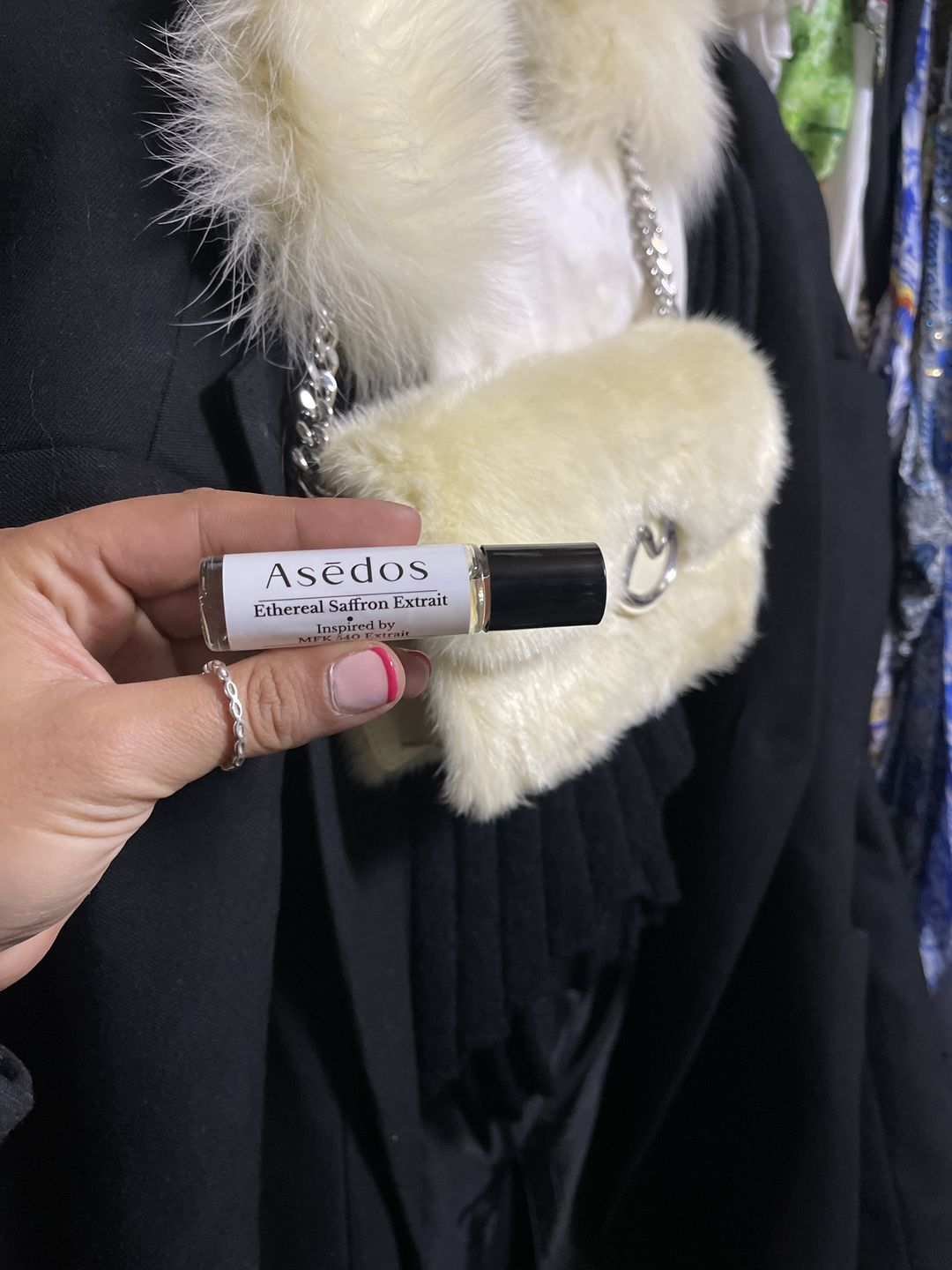 Customer photo review of ETHEREAL SAFFRON EXTRAIT PERFUME OIL