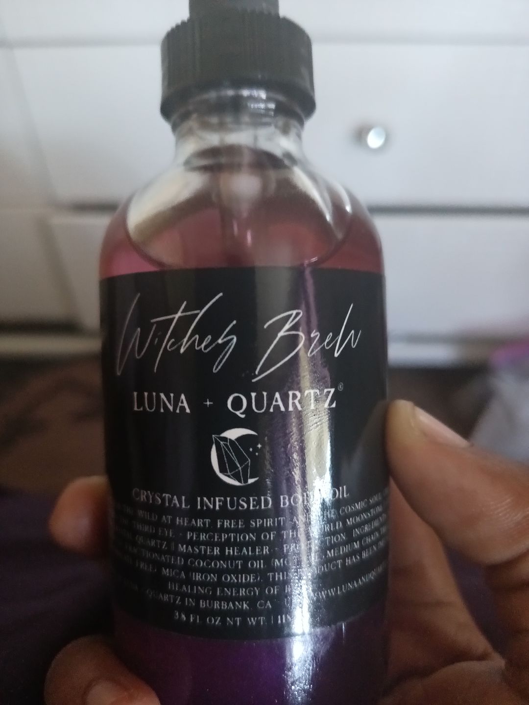 Customer photo review of Witches Brew Body Oil