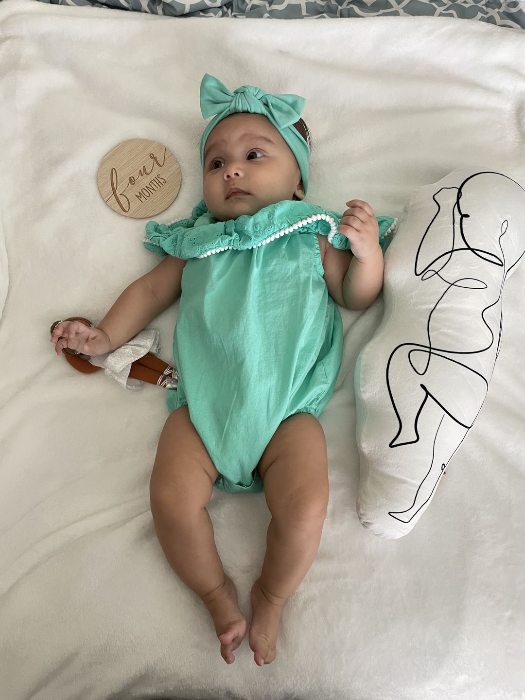 Customer photo review of Birth Pillow Line One