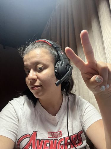 Customer photo review of Audifonos Trus GXT 310 RADIUS GAMING Microfono 3.5MM Color Negro-rojo 21187
