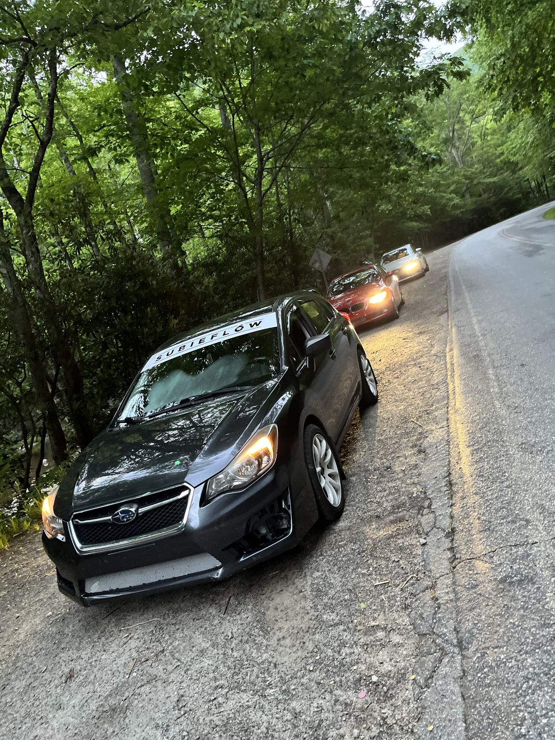 Customer photo review of Reverse Cut Windshield Banners
