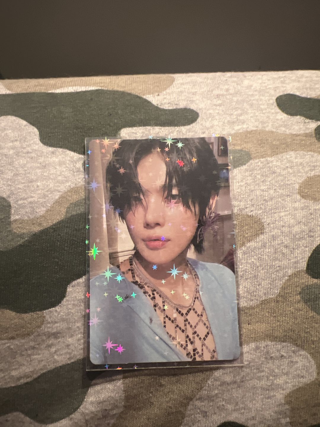 Customer photo review of PREMIUM HOLOGRAPHIC PHOTOCARD SLEEVES - STAR VERSION
