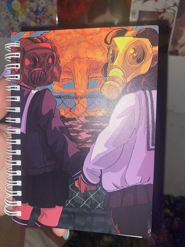 Customer photo review of Gas Mask Girl Small Sticker Book