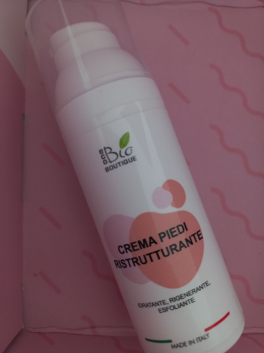 Customer photo review of Crema Piedi Ristrutturante