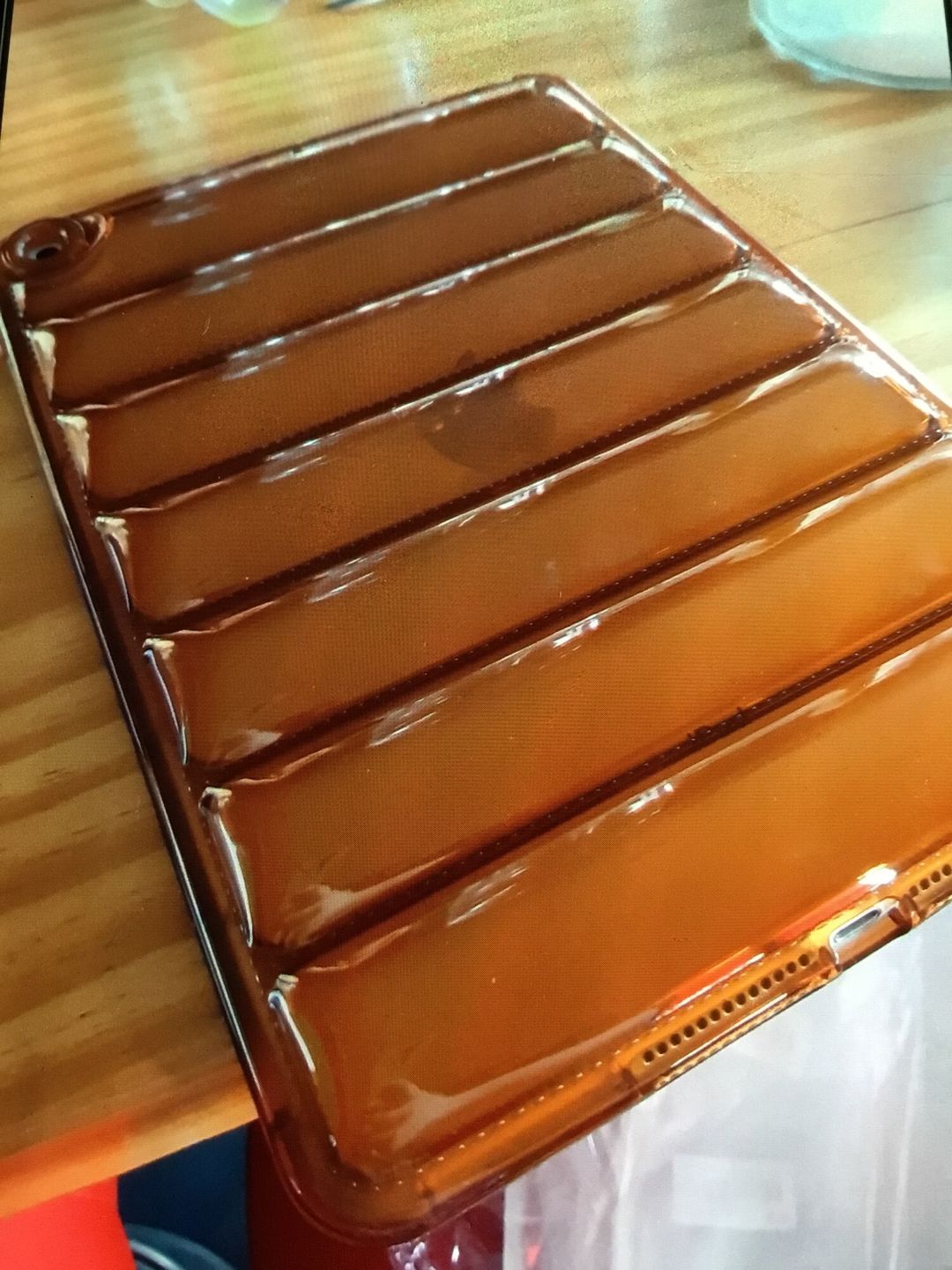 Customer photo review of iPad 3D Bubble Silicone Protective Case