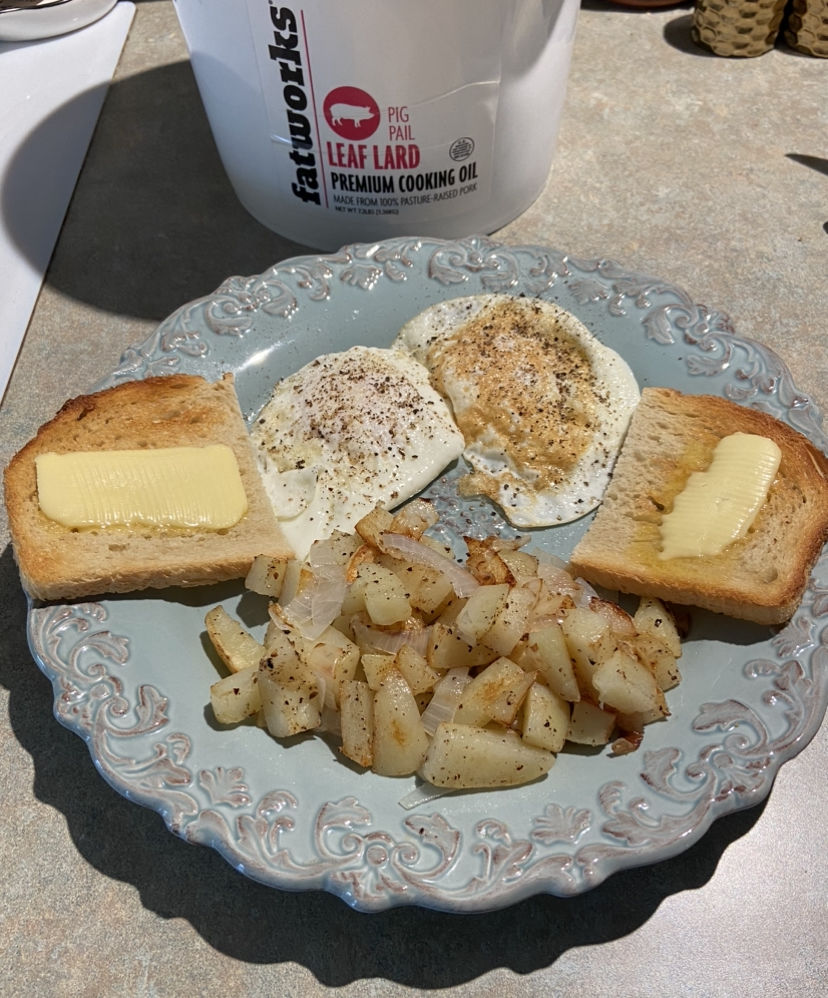 Customer photo review of Leaf Lard Pig Pail-1 GALLON