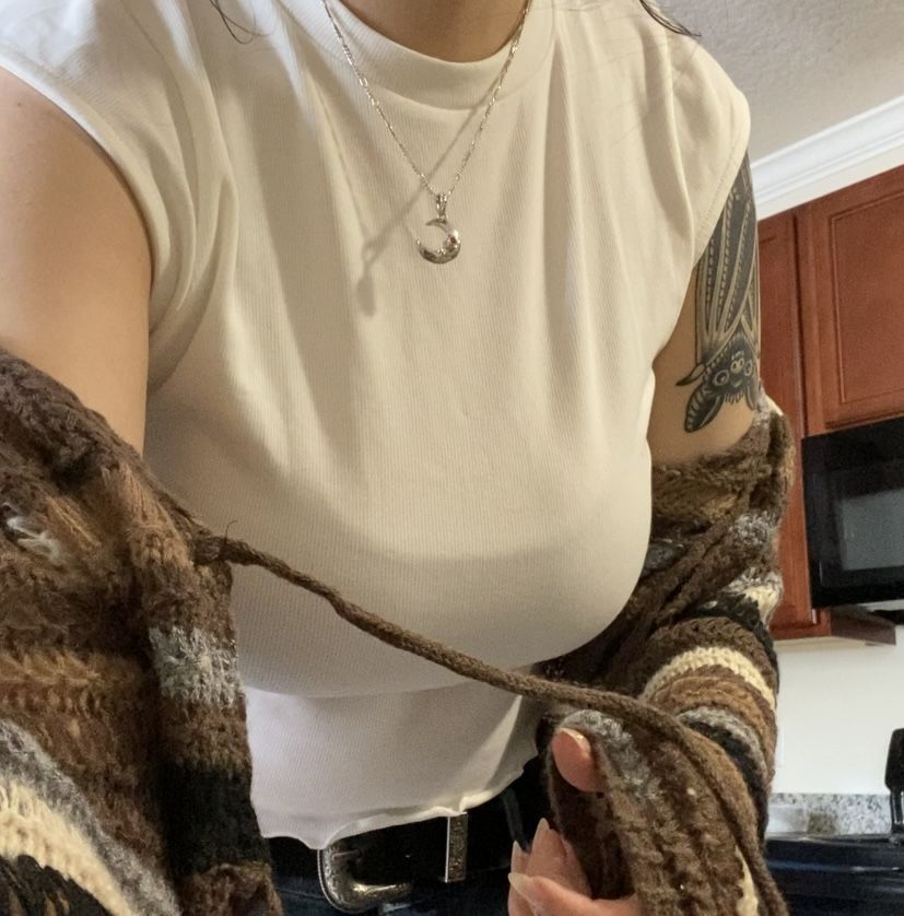 Customer photo review of LUNA THE LUNATIC LUNAR PENDANT