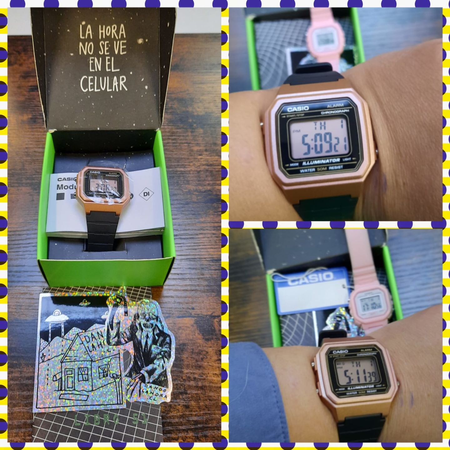 Customer photo review of Reloj Casio Vintage W-217HM-5AVDF Rosado