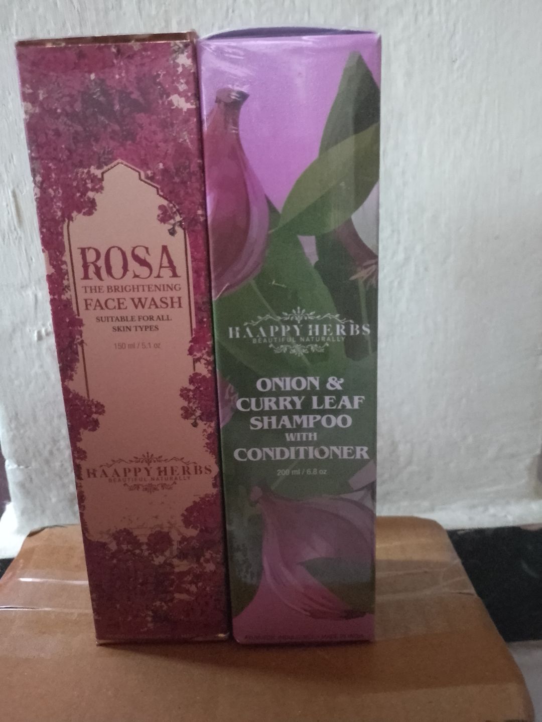 Customer photo review of Onion & Curry Leaf Shampoo With Conditioner