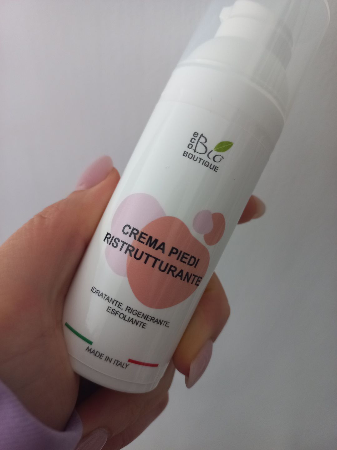 Customer photo review of Crema Piedi Ristrutturante