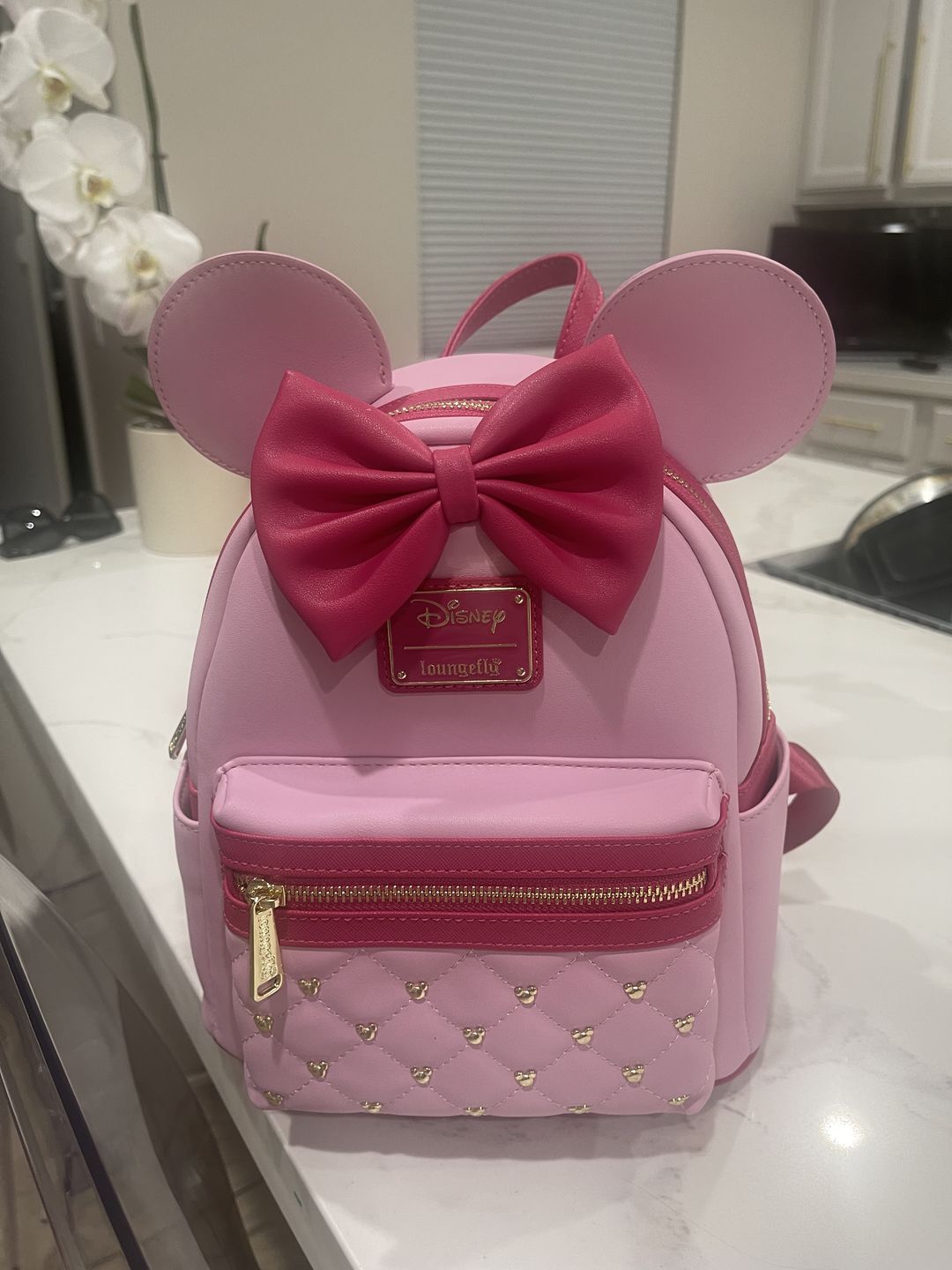 Customer photo review of 707 Street Exclusive - Loungefly Disney The Minnie Mouse Classic Series Mini Backpack - Strawberry Macaron