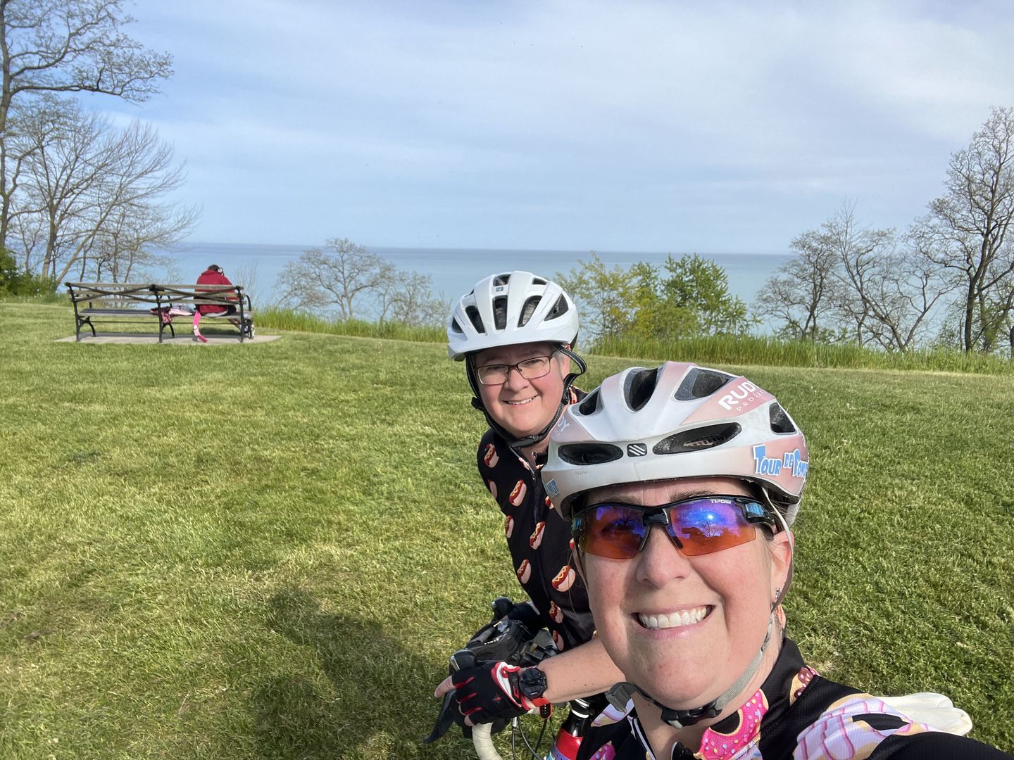 Customer photo review of Hot Diggidy Dog Cycling Jersey - Black