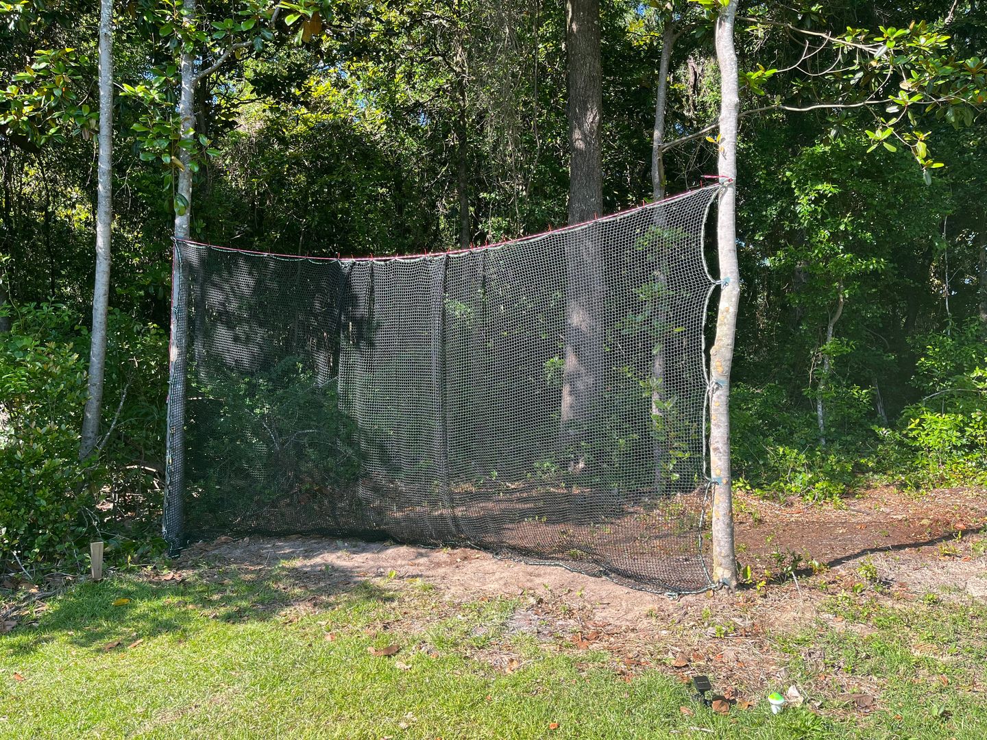 Customer photo review of Golf Netting Material 10'x20' - Golf Hitting Net for Backyard
