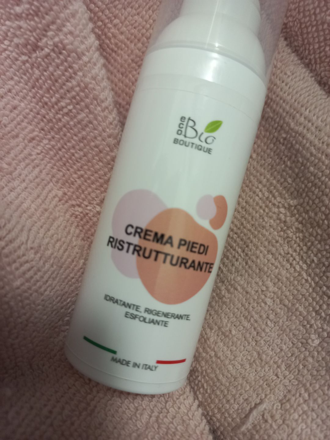 Customer photo review of Crema Piedi Ristrutturante