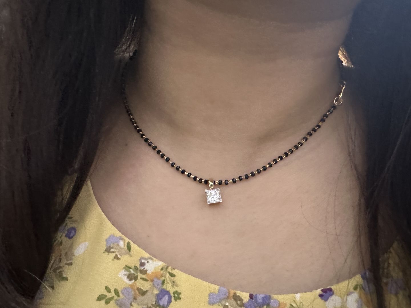 Customer photo review of GouGou Moissanite Pendant