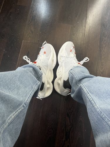 Customer photo review of Singalmaha White Chunky Sole Designer Premium Sneakers