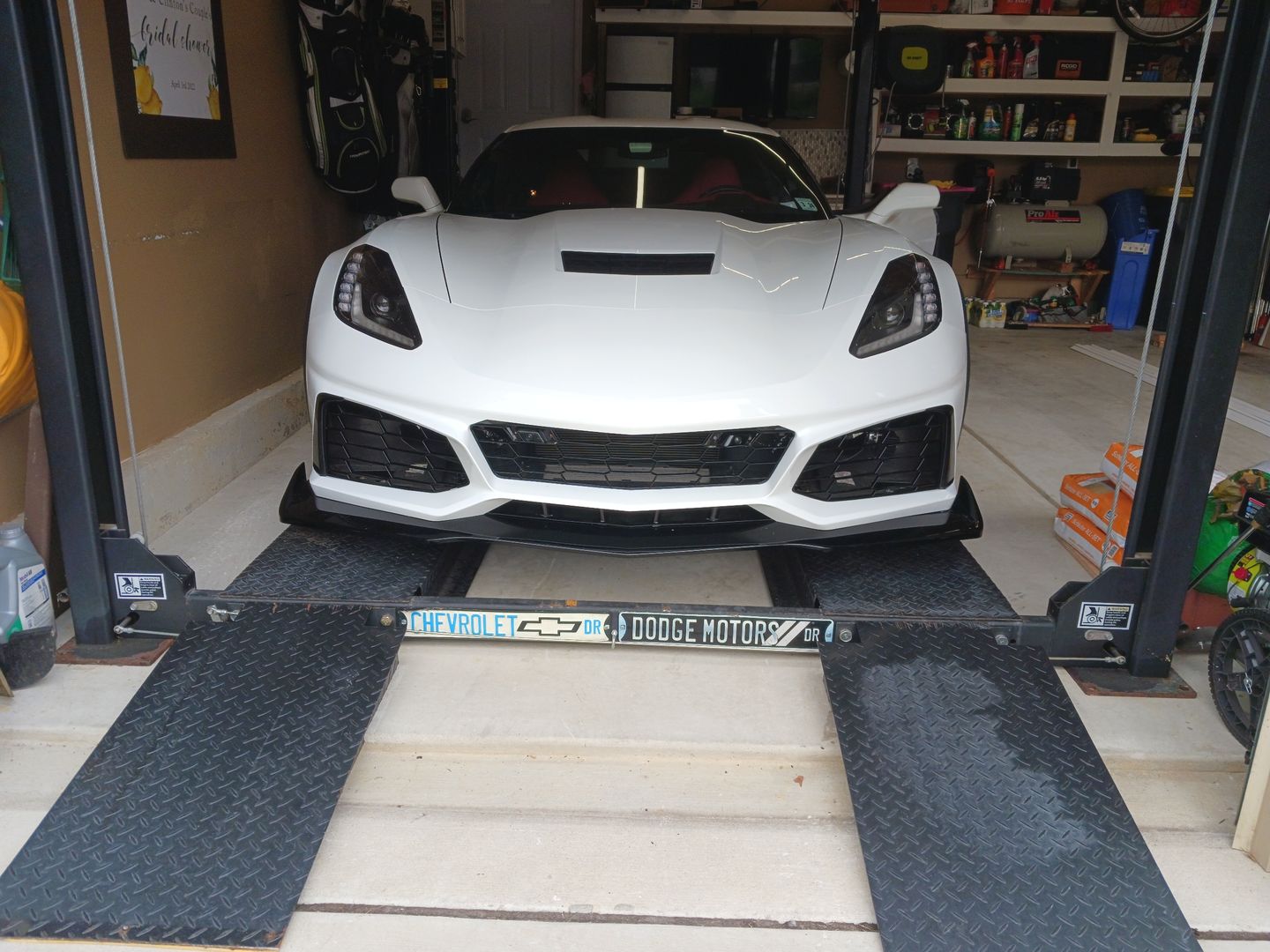 Customer photo review of Corvette C7 ZR1 Conversion Front Bumper Kit