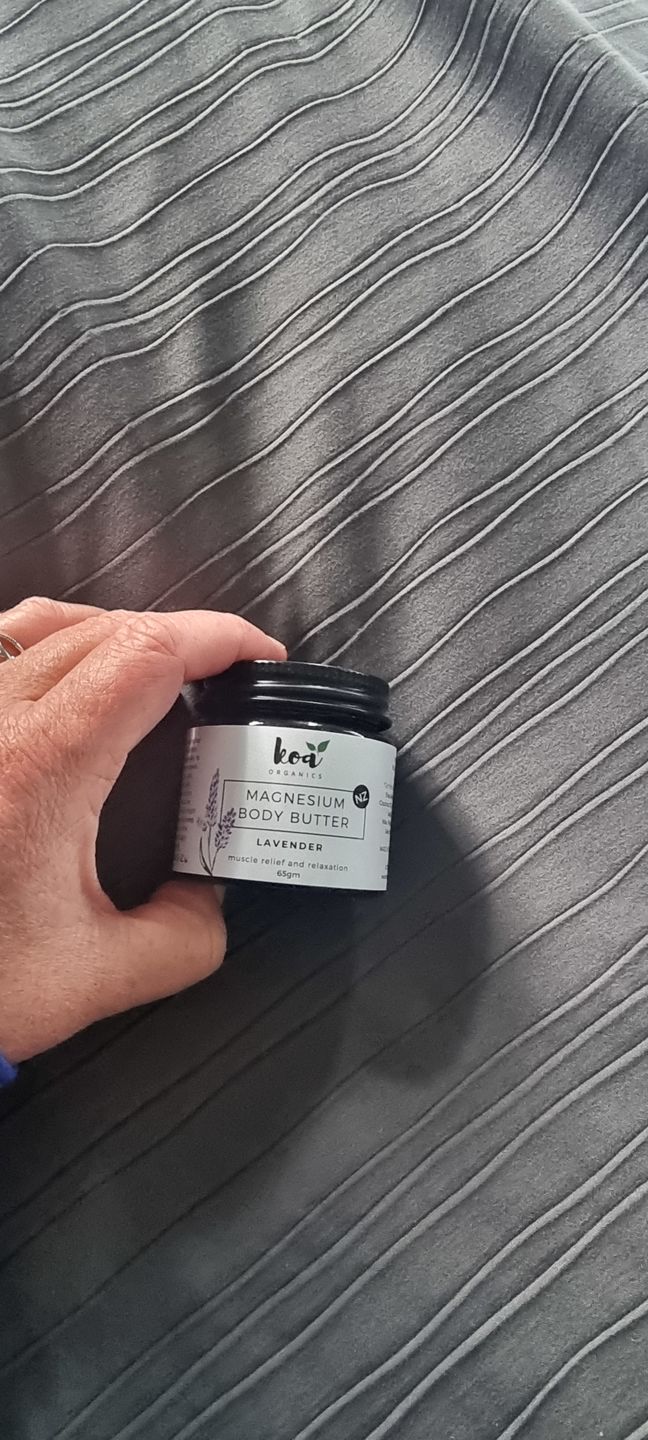 Customer photo review of Magnesium Body Butter with Lavender