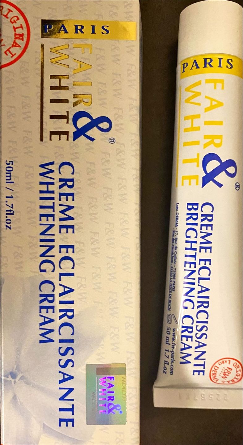 Customer photo review of Fair and White Original Whitening Cream 50 gm / 1.69 fl oz