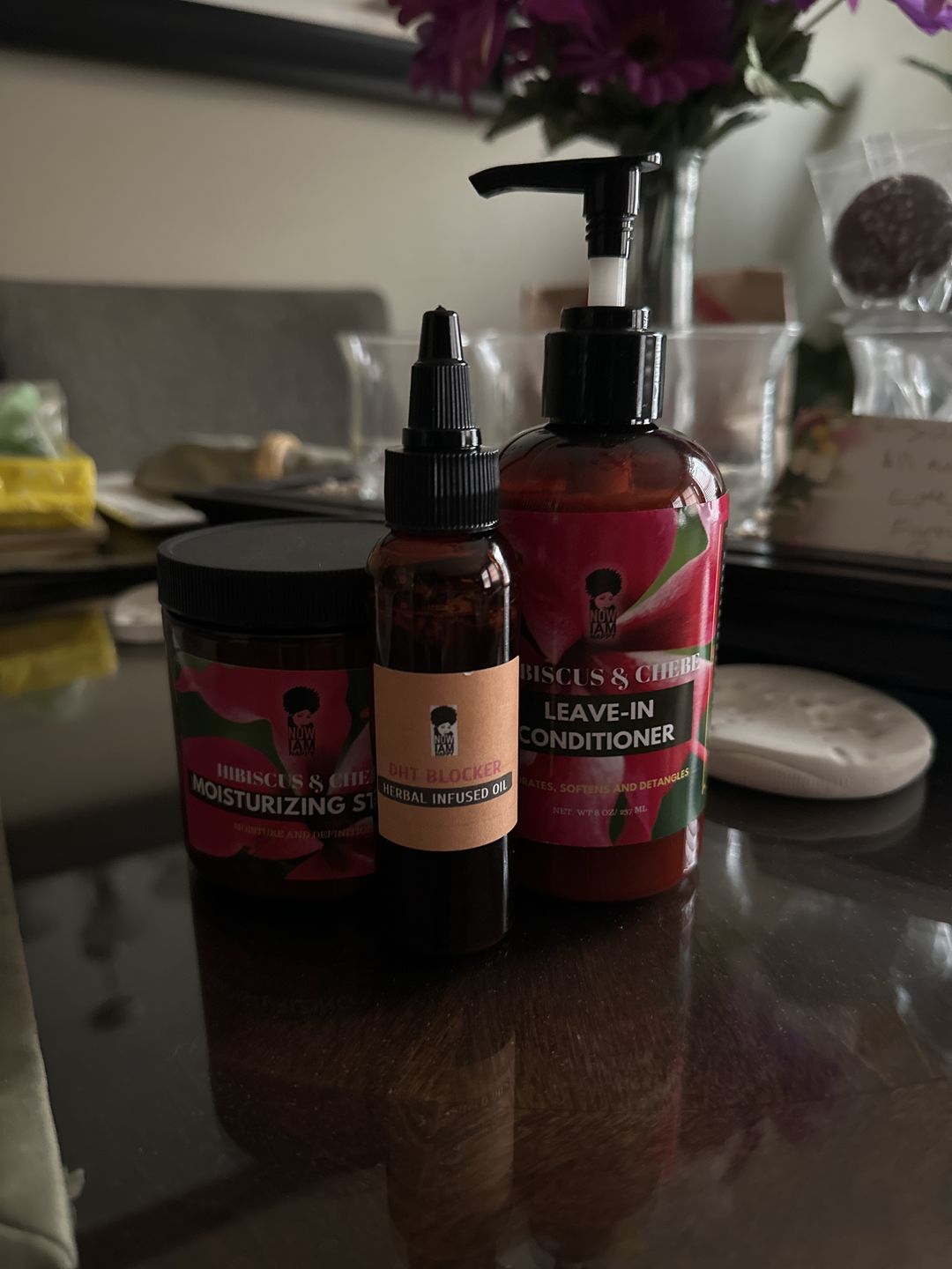 Customer photo review of Hibiscus and Chebe Moisturizing Styler