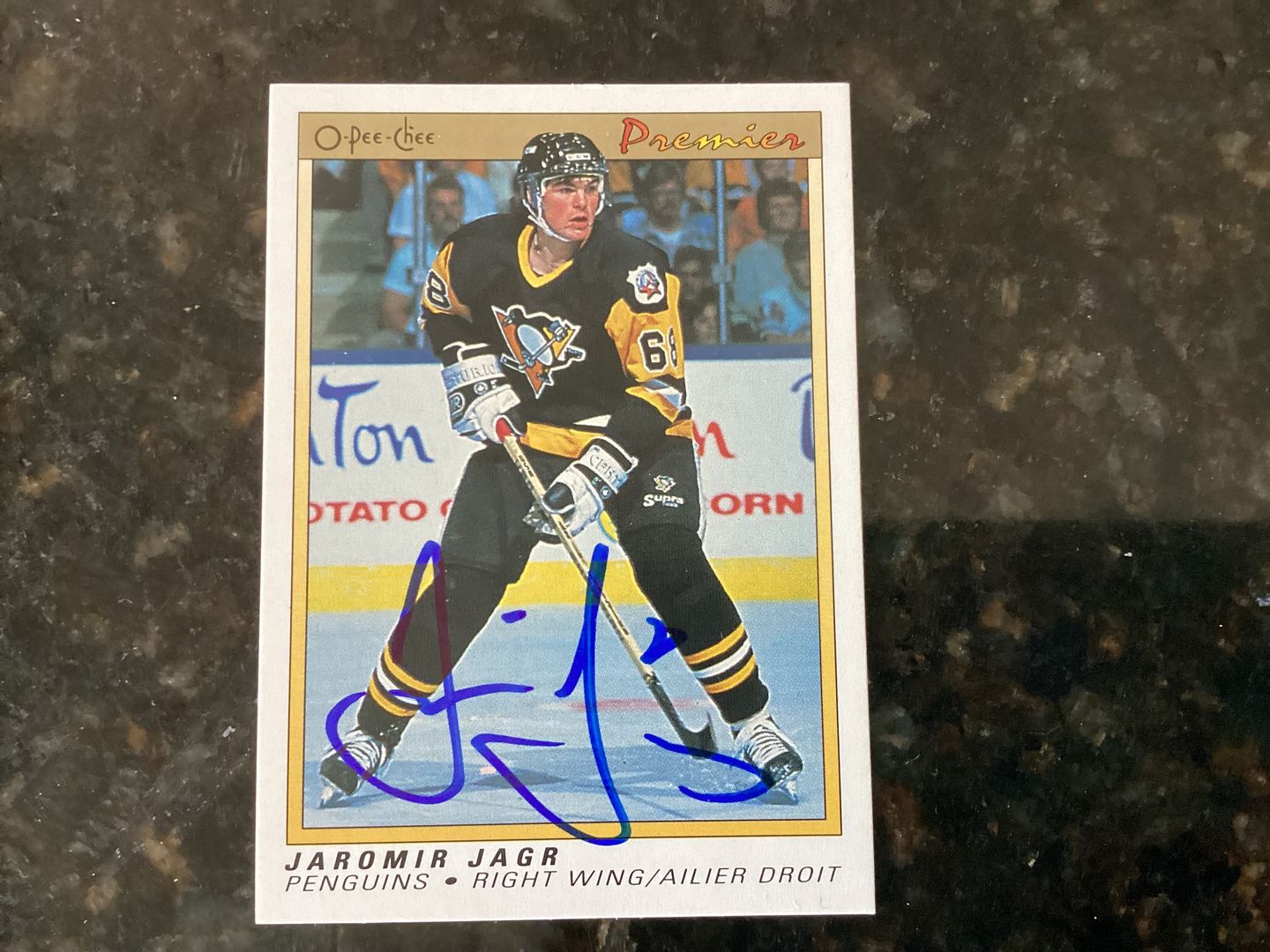 Customer photo review of Jaromir Jagr Autograph Signing