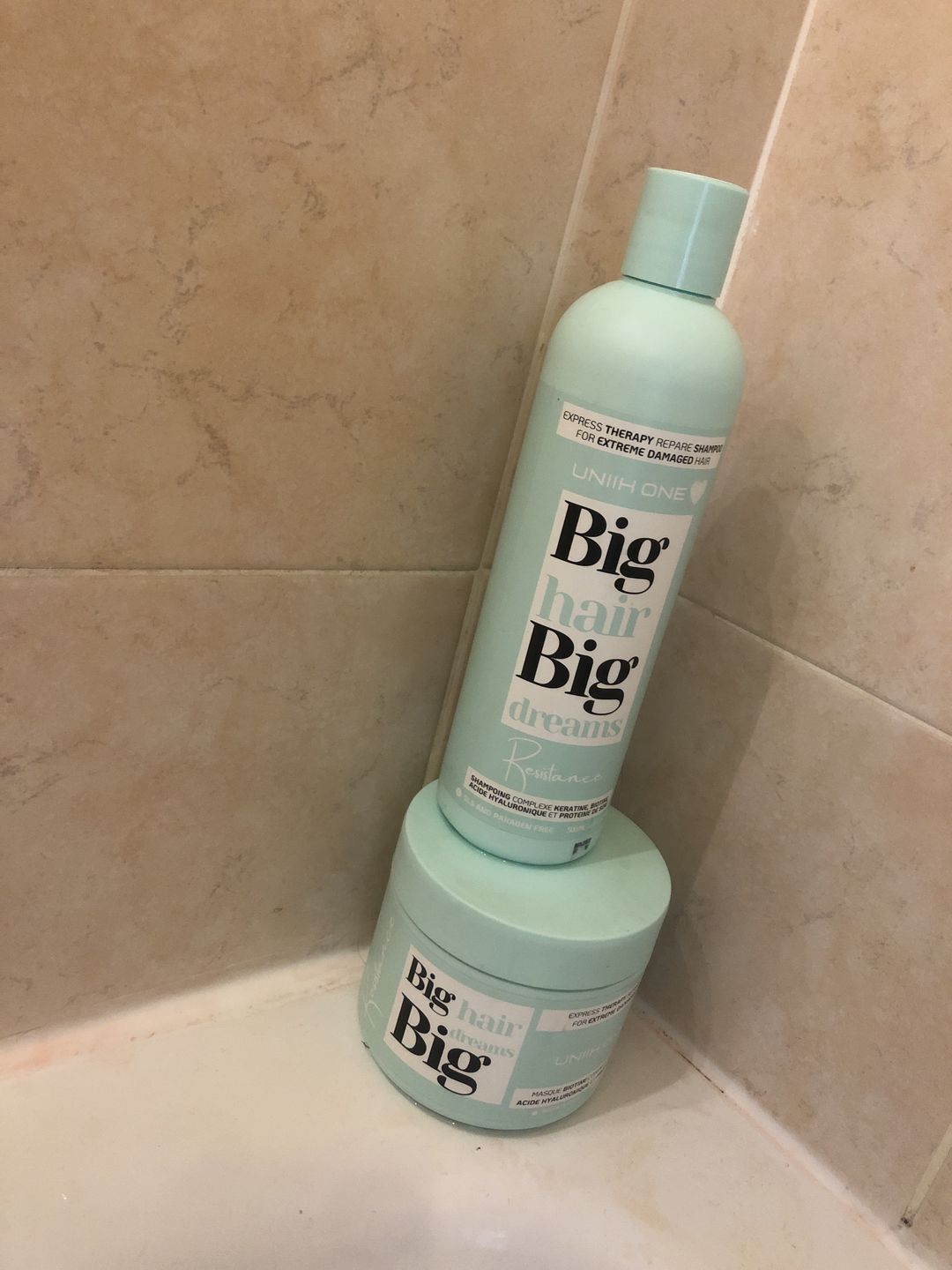 Customer photo review of Gamme Résistance - Masque 500 ml