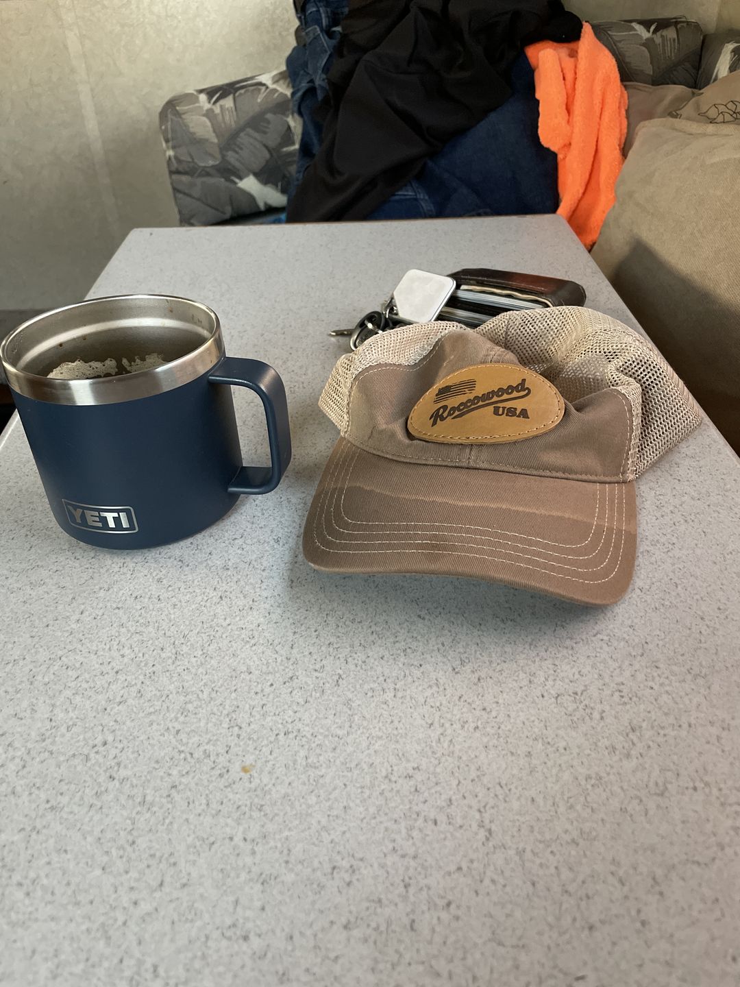 Customer photo review of Richardson 111 Unstructured Leather Patch Hat