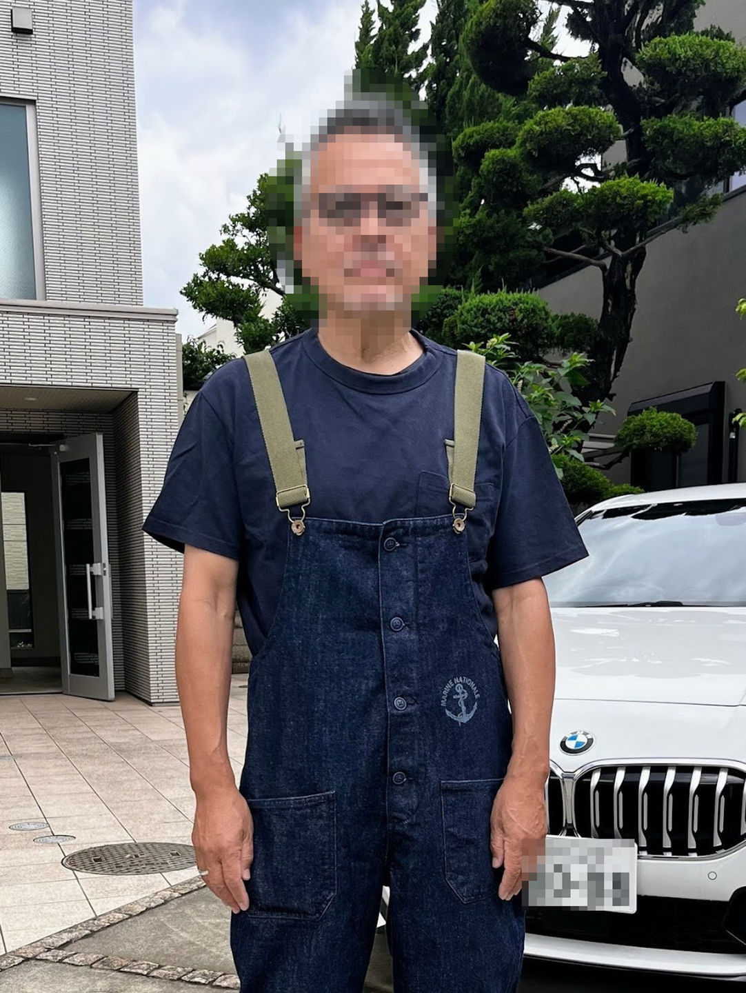 Customer photo review of アメリカンレトロ海軍デッキオーバーオール　デニム