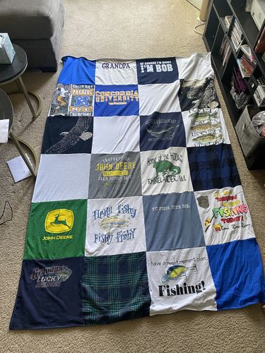 T-shirt quilt from concordia university by Terri from WI