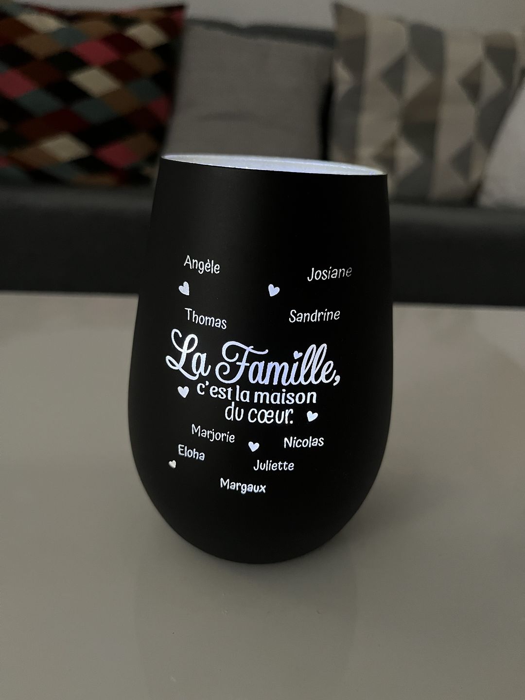Customer photo review of La maison du cœur - Famille-Photophore