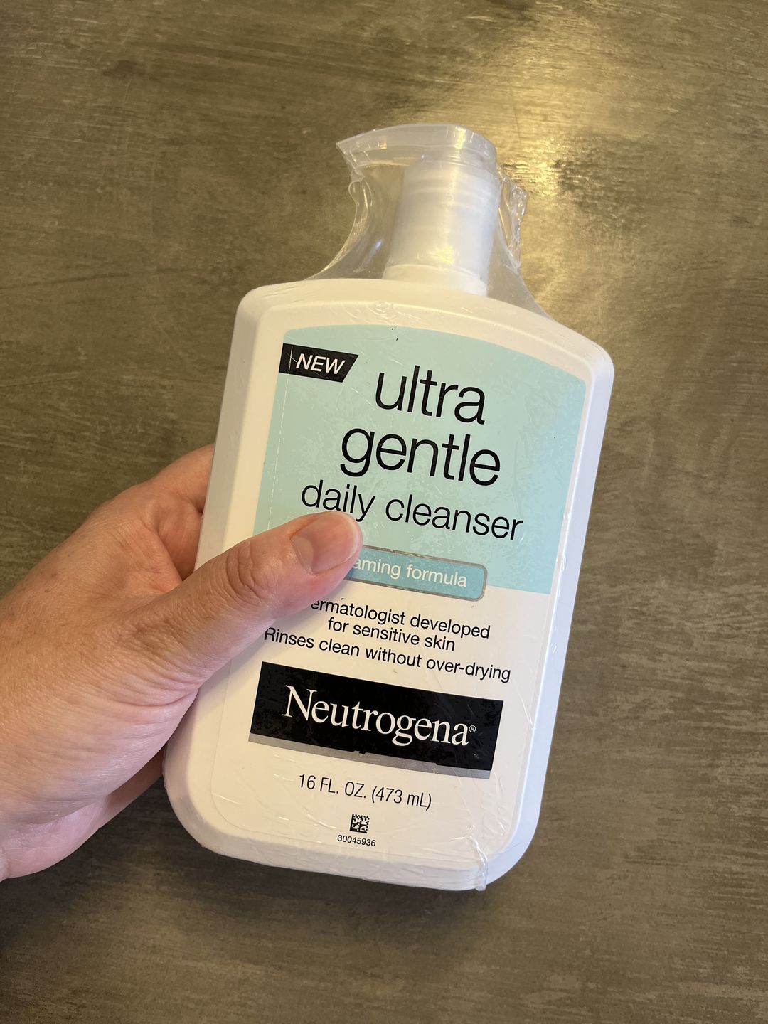 Customer photo review of Ultra Gentle Daily Cleanser