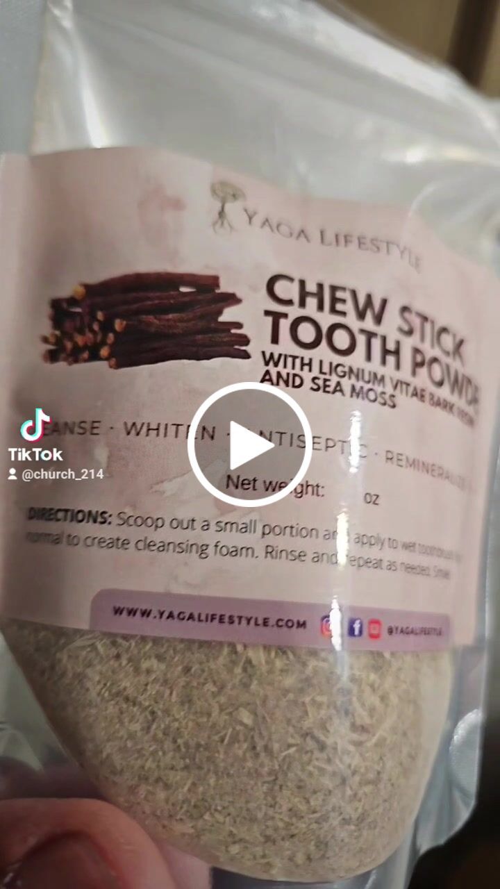 Customer video review of Jamaican Chew Stick Herbal Tooth Powder