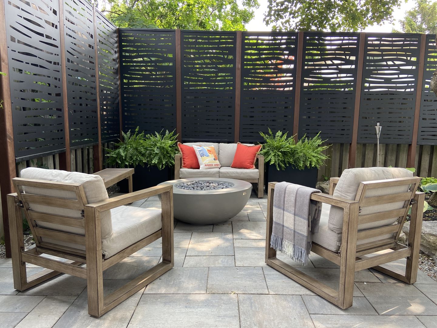 Customer photo review of Privacy Screen (Branch)
