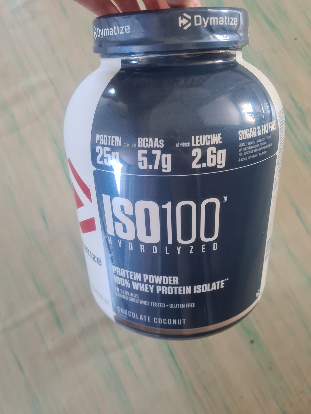 Customer photo review of Dymatize ISO 100 (932 g - 2.2 kg)