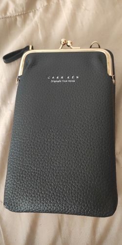 Customer photo review of Leather Phone Purse