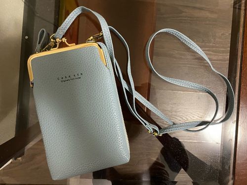 Customer photo review of Leather Phone Purse