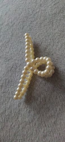Customer photo review of Lovely Pearl Hair Clip