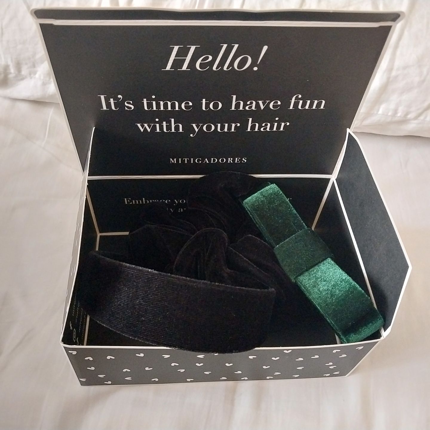 Customer photo review of LUISA Oversized Scrunchie