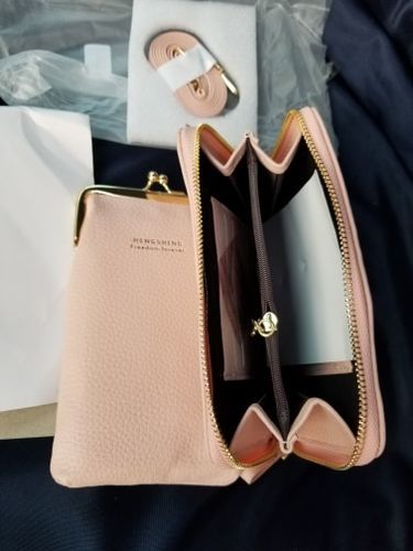 Customer photo review of Leather Phone Purse