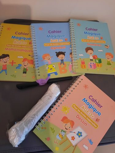 Customer photo review of Pack "Le Petit Génie" - 4 cahiers (+Cadeau Offert)