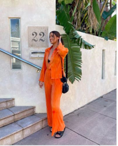 Customer photo review of Emy Plisse Matching Set