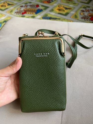 Customer photo review of Leather Phone Purse