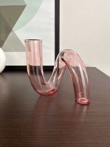 Customer photo review of Ema Twist Glass Candle Holders