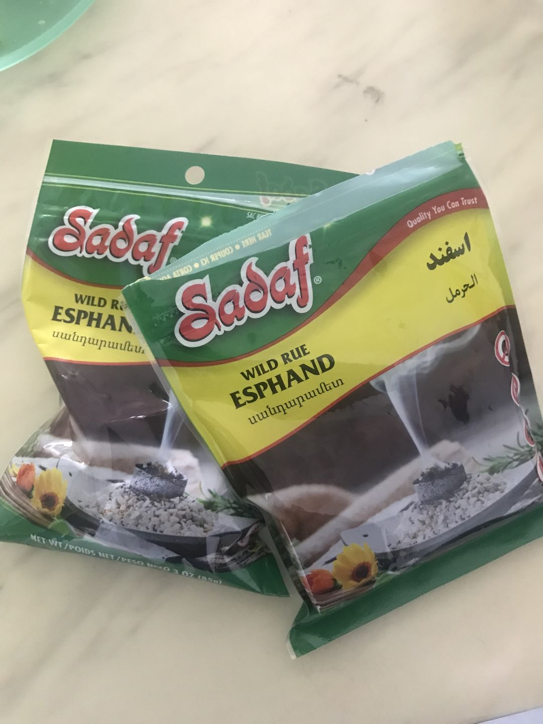 Customer photo review of Esphand Incense - Wild Rue Seed - Pack of 2 Esfan