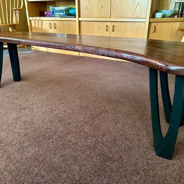 Customer photo review of Metal Bench Legs - 123 Udo - 16H inch - Set of 4 pcs - Flowyline