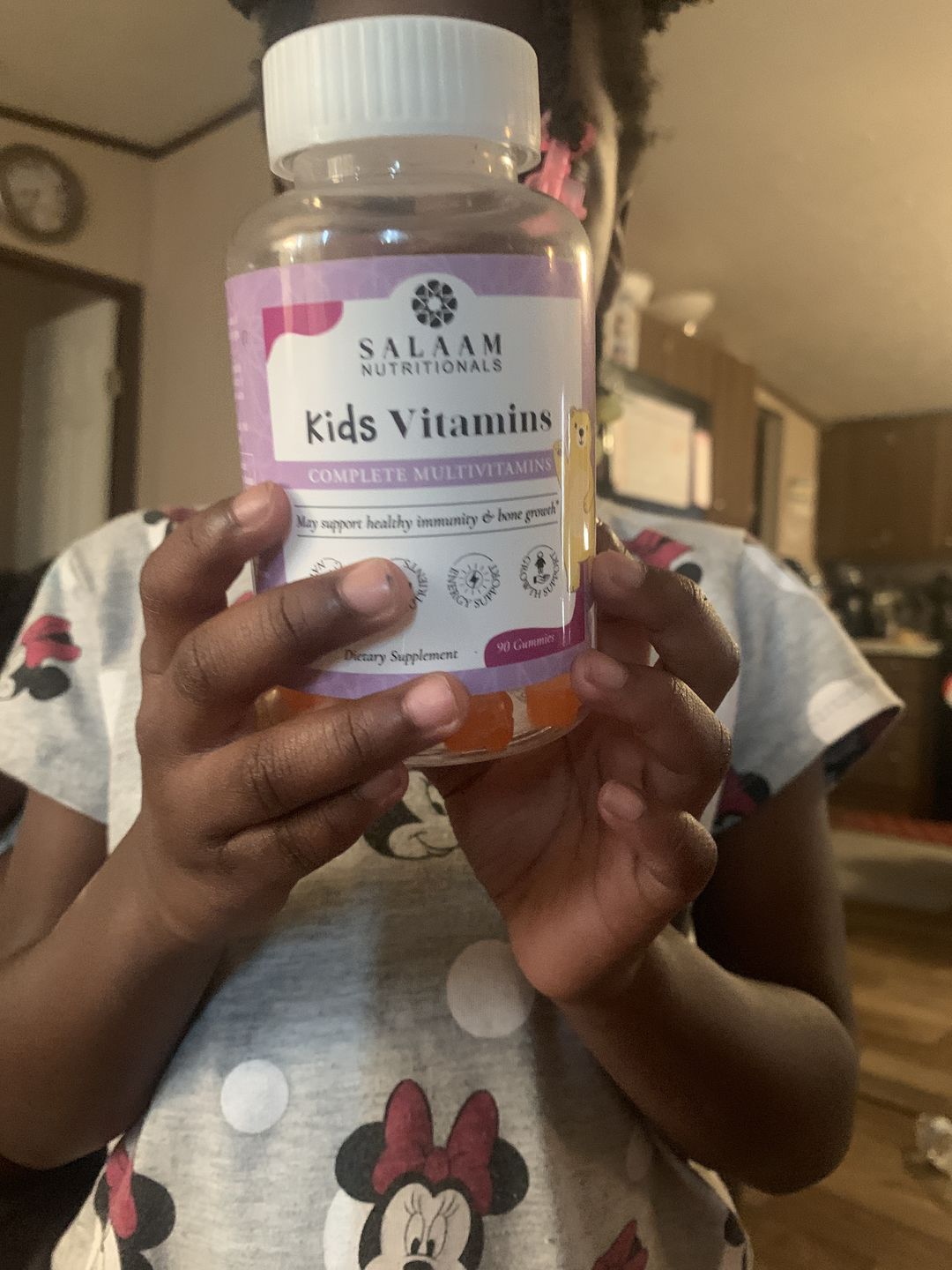Customer photo review of Kids Gummy Multivitamins (90 count)